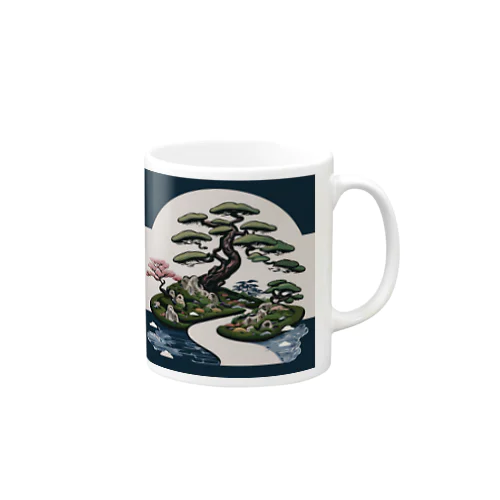 日本庭園 Mug