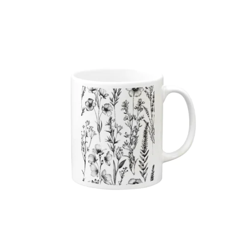 モノクロームの植物図鑑 Mug