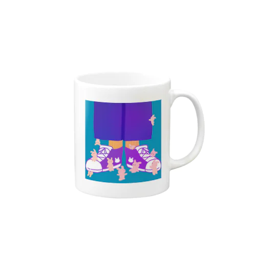 うさぎいっぱい Mug