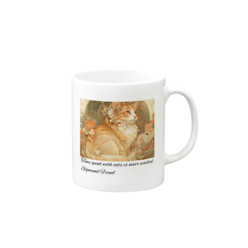 フワフワ茶トラ猫 Mug