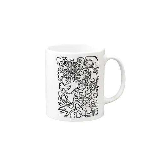 ペン画の［イ］ Mug