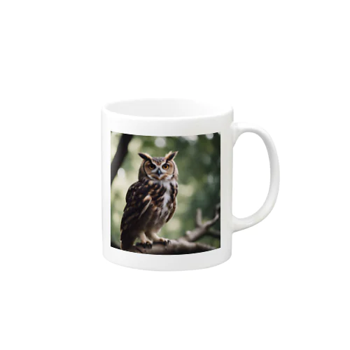 森の番人　フクロウ Mug