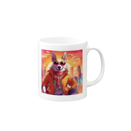 ワイルド犬 Mug