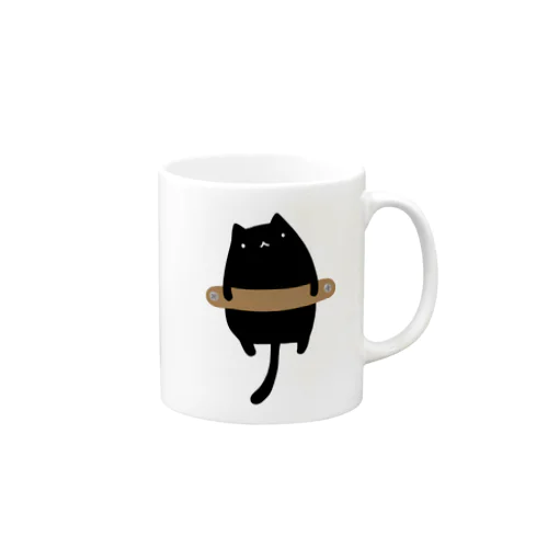 磔の刑に処される猫 Mug