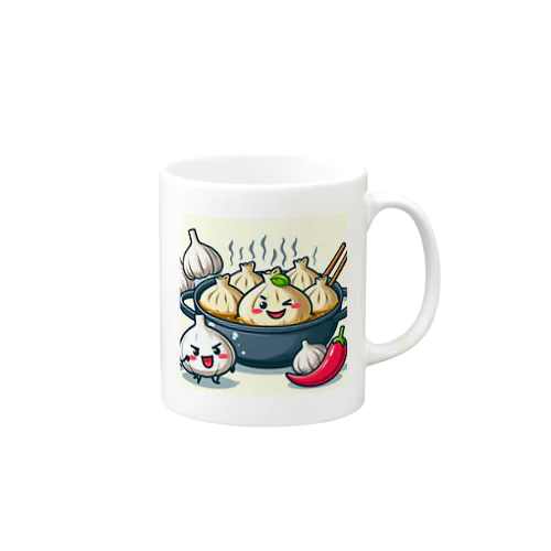 威嚇するにんにく Mug