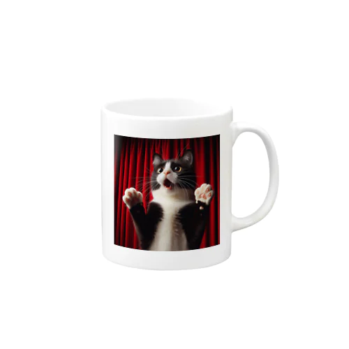 びっくり猫君 Mug