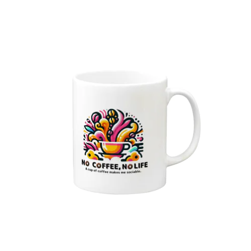 NO COFFEE, NO LIFE (sociable) Mug