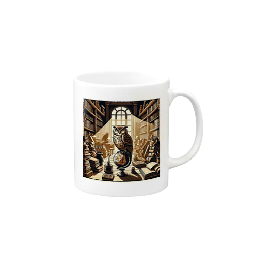 Owl and knowledge Mug