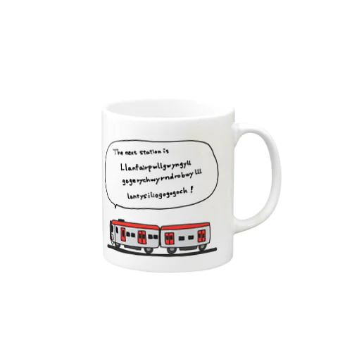 世界一長い駅名 Mug