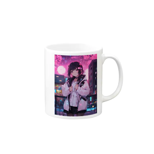 二次元の女の子 Mug