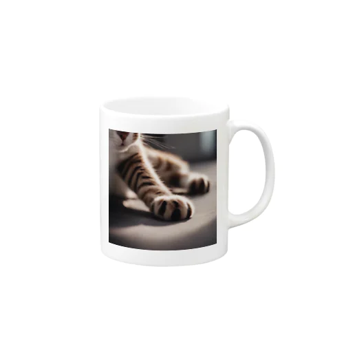 バランスをとっている猫 Mug