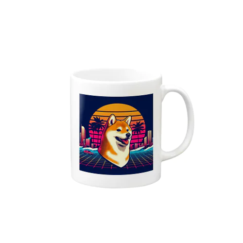 80s_pop Dog No.1 (Shiba Inu) Mug