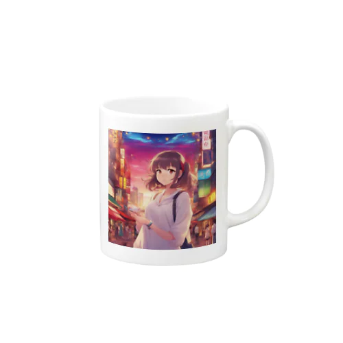 女の子 Mug