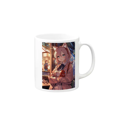 二次元の女の子 Mug