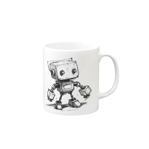 レトロ戦闘ロボットＣ Mug