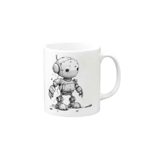 レトロ戦闘ロボットＥ Mug