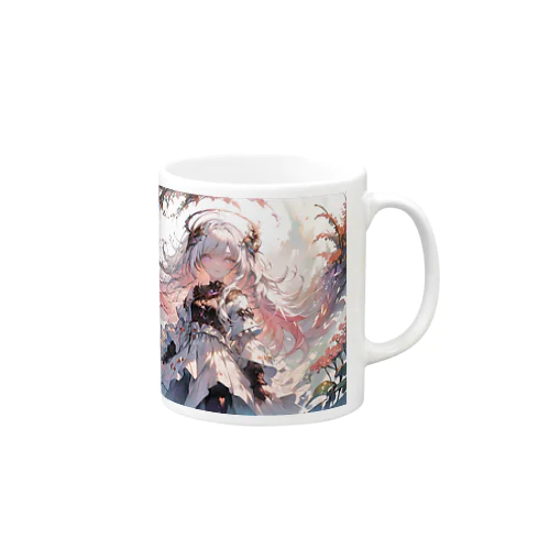 White Pink Druid Mug