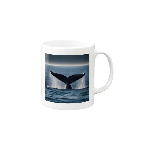 クジラの尾 Mug