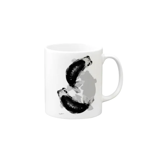 進撃さん愛好会用らんちゅうグッズ（ブラック系） Mug