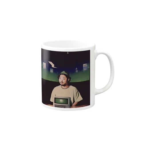 computer lover rapper Mug