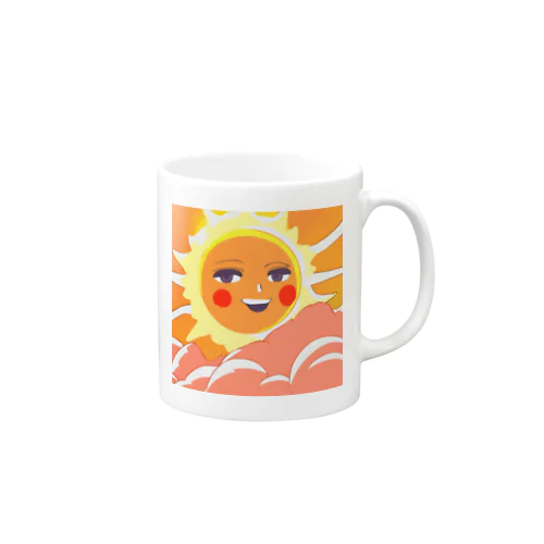 太陽のように明るく元気よく Mug