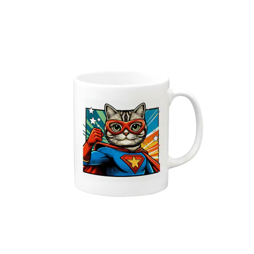 スーパー猫 Mug