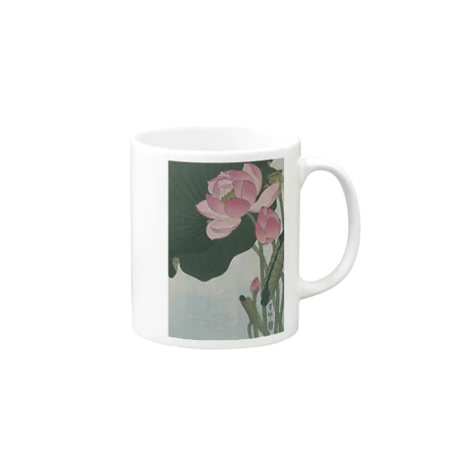  咲く蓮の花（1920年～1930年） マグカップ