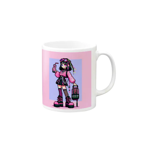 ピクセルピンモンガール2 Mug