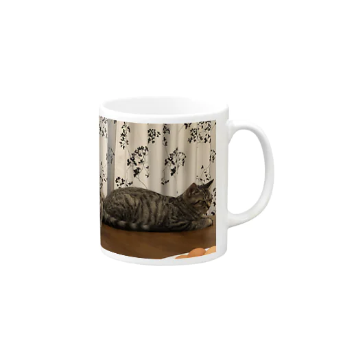 双子猫 Mug