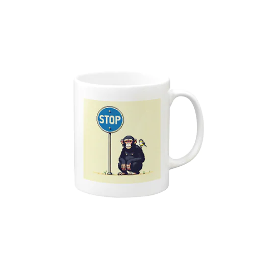 STOPチンパンジー Mug