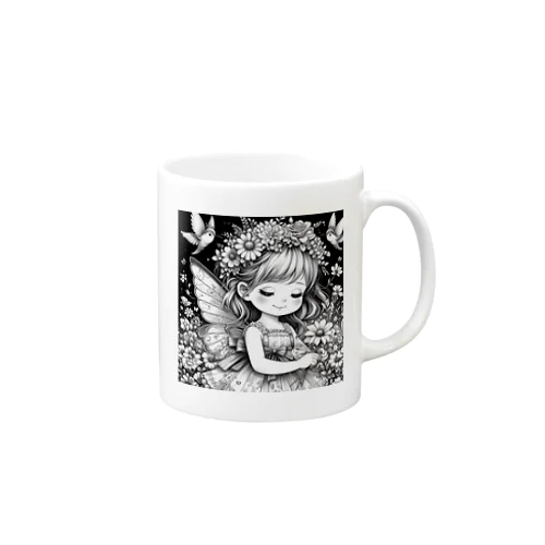 花摘みの少女 Mug