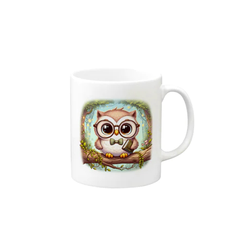 フクロウちゃんはまるで癒しの天使 Mug