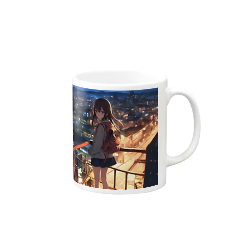 二次元の女の子 Mug