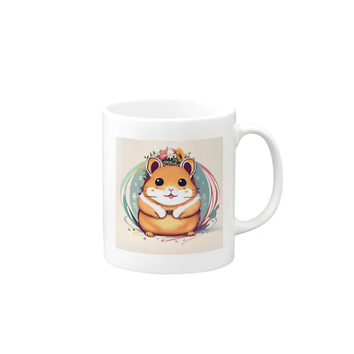 レコちゃんかわいいお花 Mug