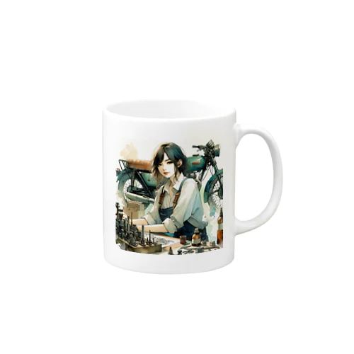 バイク女子サキ Mug