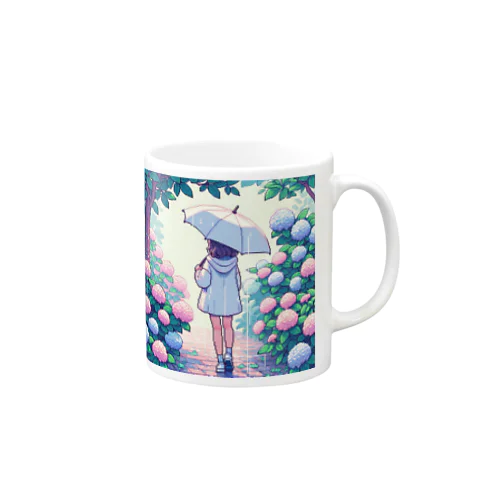 ピクセルパステルレインガール Mug