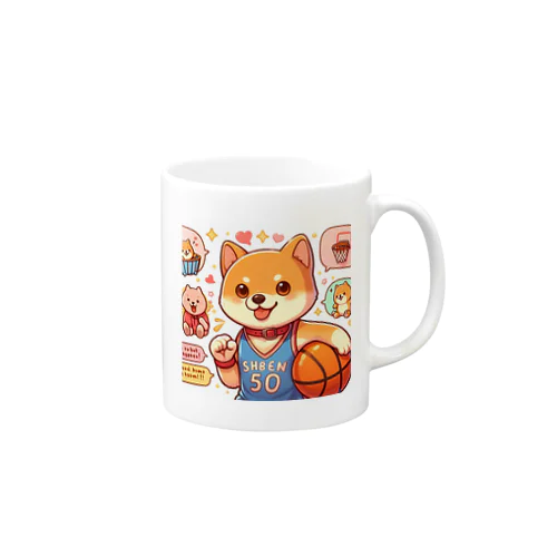 バスケットボール犬　SHBEN Mug