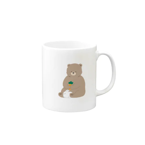 ぼくたちなかよし【くまとうさぎ】 Mug