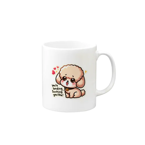 トイプードルはまるでぬいぐるみのよう Mug