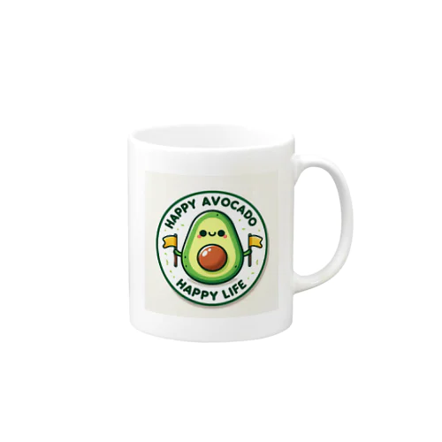 Happy Avocado 2 Mug