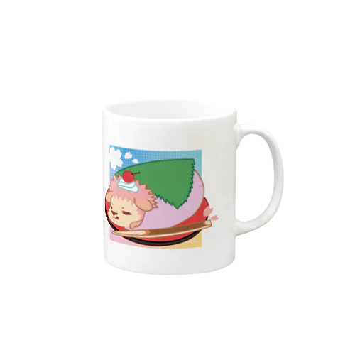 季節のさくら餅ハリネズミ Mug