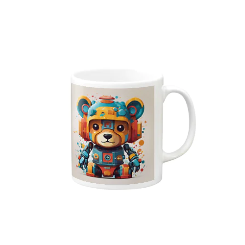 熊ロボット マグカップ