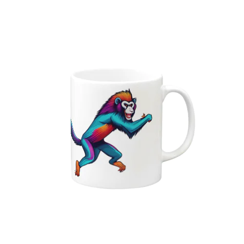 カラフルなマンドリル Mug