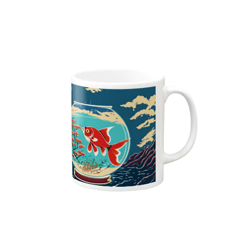 金魚鉢 Mug