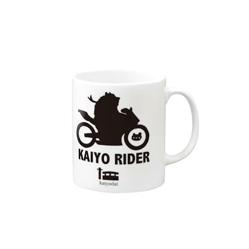 KAIYO RIDER ロゴ黒 マグカップ