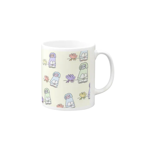 タキビヲナガメルヒト Mug