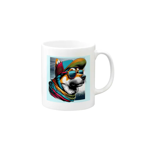 キャップ犬15 Mug