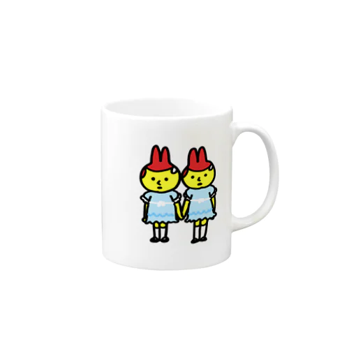 あの双子うさちゃん(まま) Mug