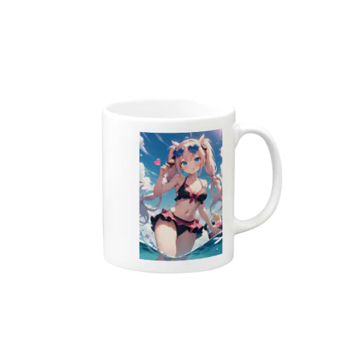 水着の少女グッズ Mug