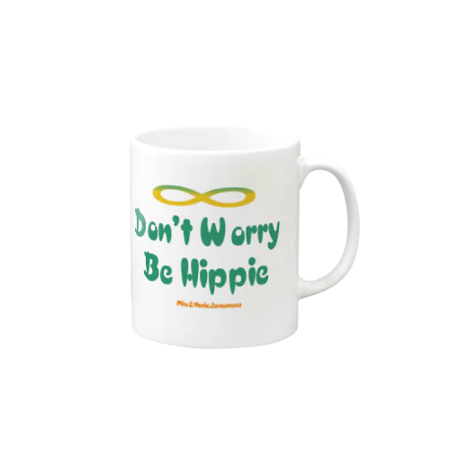 オリジナルロゴシリーズ　don't worry be hippie マグカップ